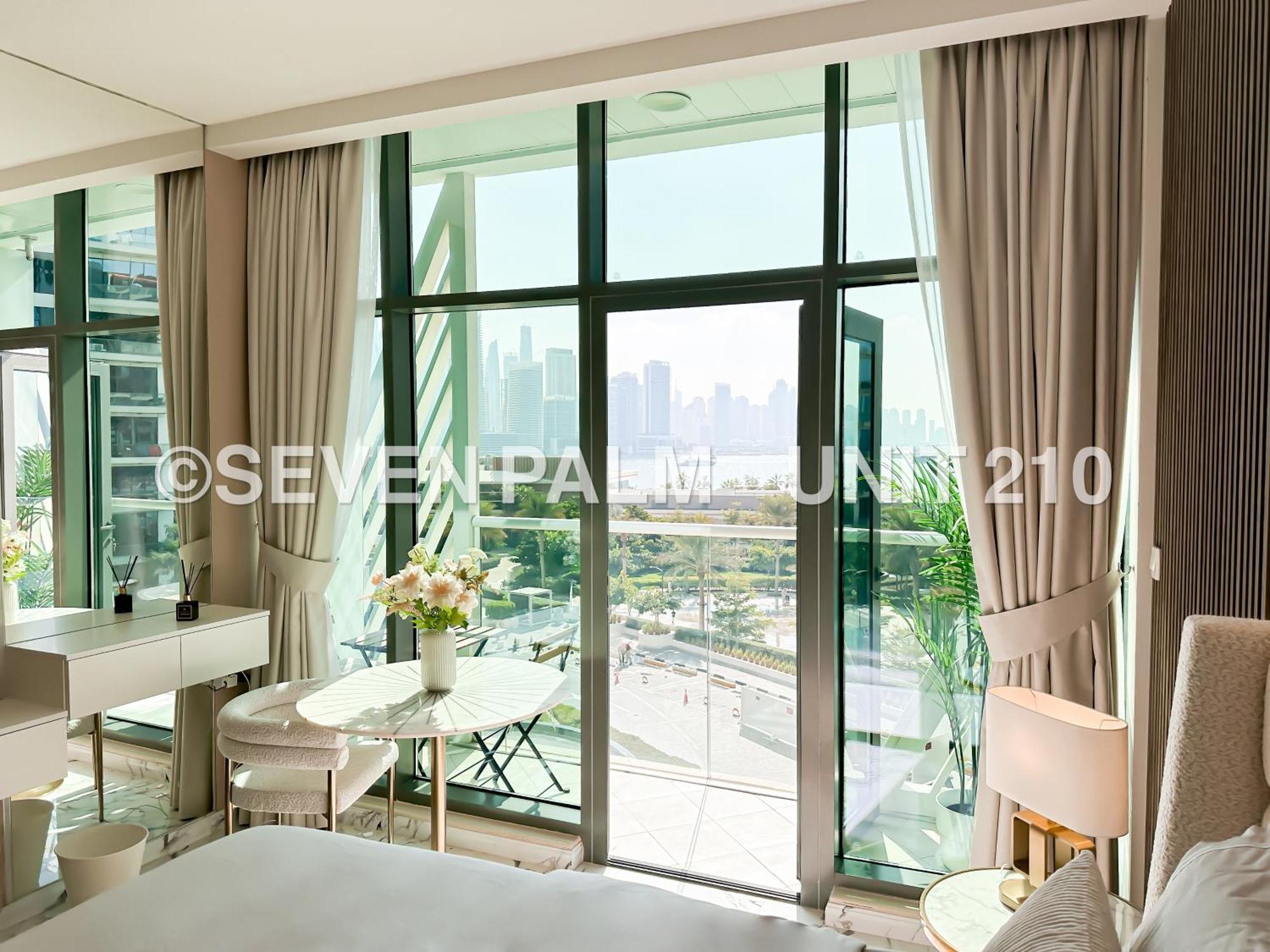 Luxus-Studio Mit Private Beach In Top-Lage, Meerblick & Infinity Pool! Dubai Eksteriør billede