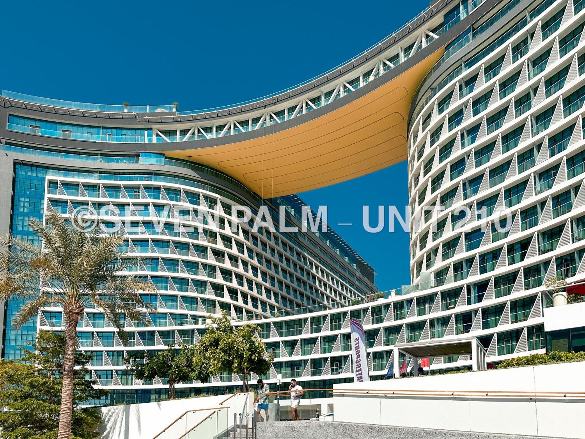 Luxus-Studio Mit Private Beach In Top-Lage, Meerblick & Infinity Pool! Dubai Eksteriør billede