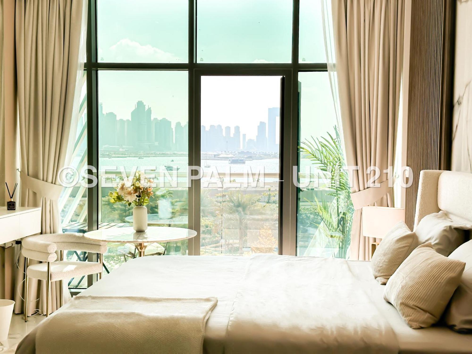 Luxus-Studio Mit Private Beach In Top-Lage, Meerblick & Infinity Pool! Dubai Eksteriør billede