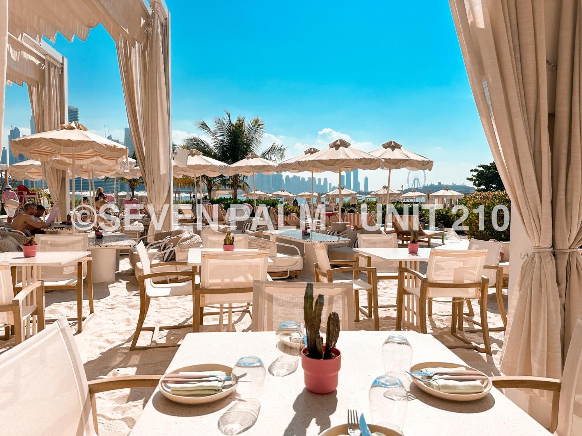 Luxus-Studio Mit Private Beach In Top-Lage, Meerblick & Infinity Pool! Dubai Eksteriør billede